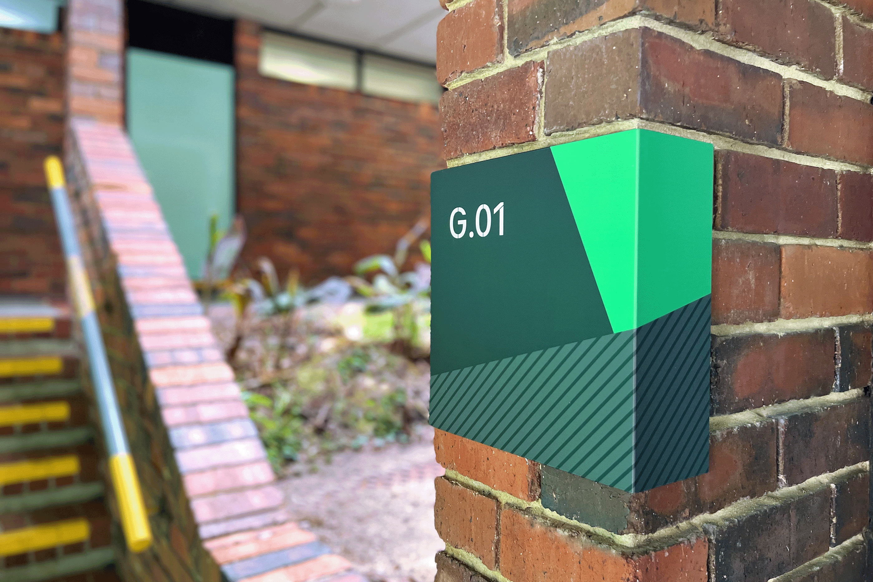 North_Lake_Senior_Campus_green_signage